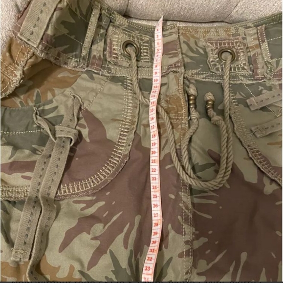 Next Boho style military floral print mini shirt - Picture 6 of 7